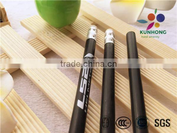 Customized printing Hotel guest room natural wood pencil