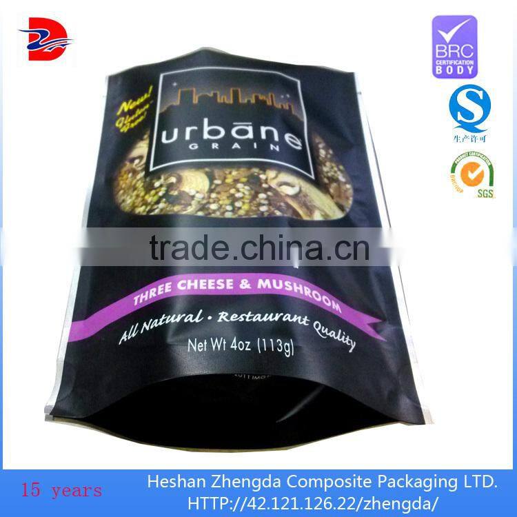 heat seal stand up aluminium foil plastic laminated corn seed bag