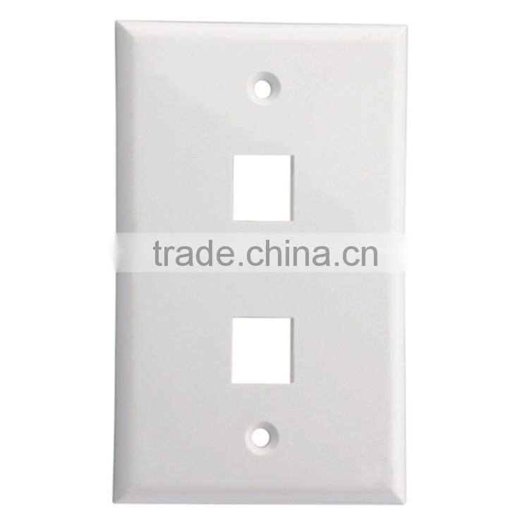 Factory Price High Quality Room Network Multiple Port Faceplate