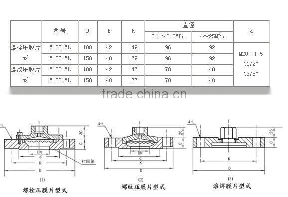 hose connection pressure gauge