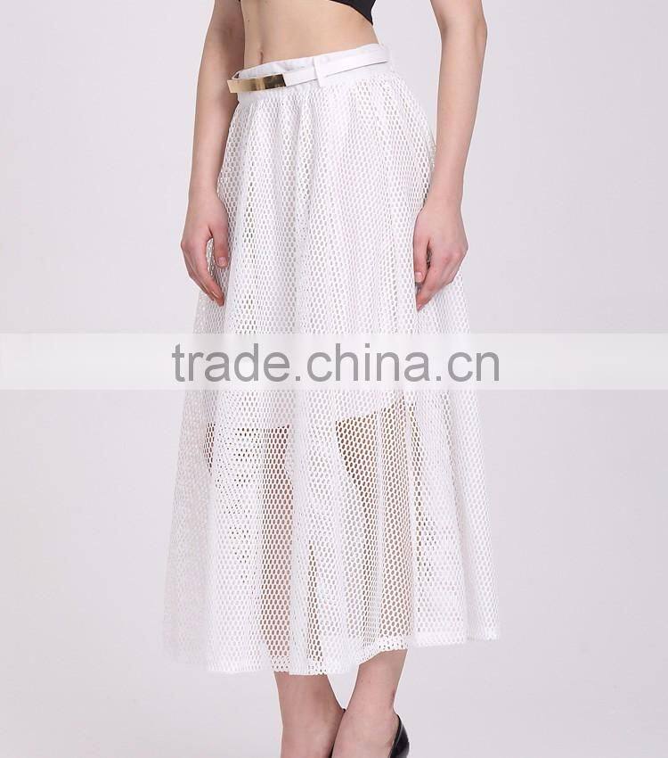 Retail Fashion black casual skirt in 2016 for girls