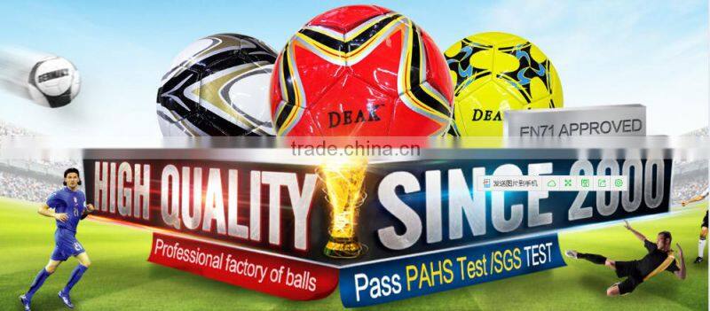 PVC machine-sewn custom soccer balls