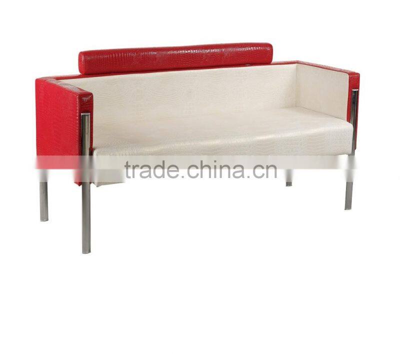 2015 High quality PVC/PU leather salon waiting chair for sale