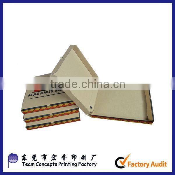 Customized take out pizza box