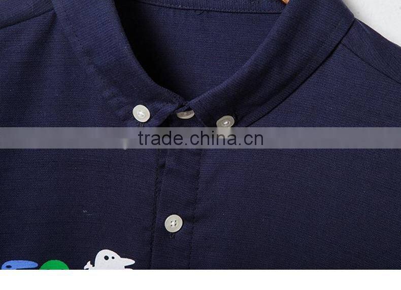 2015 latest design wholesale china casual long sleeve custom for woman shirt