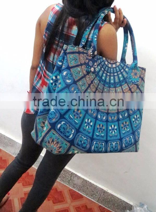 Designer Women Shopping Purse Indian Handbag Mandala Tote Bag Manufacturer