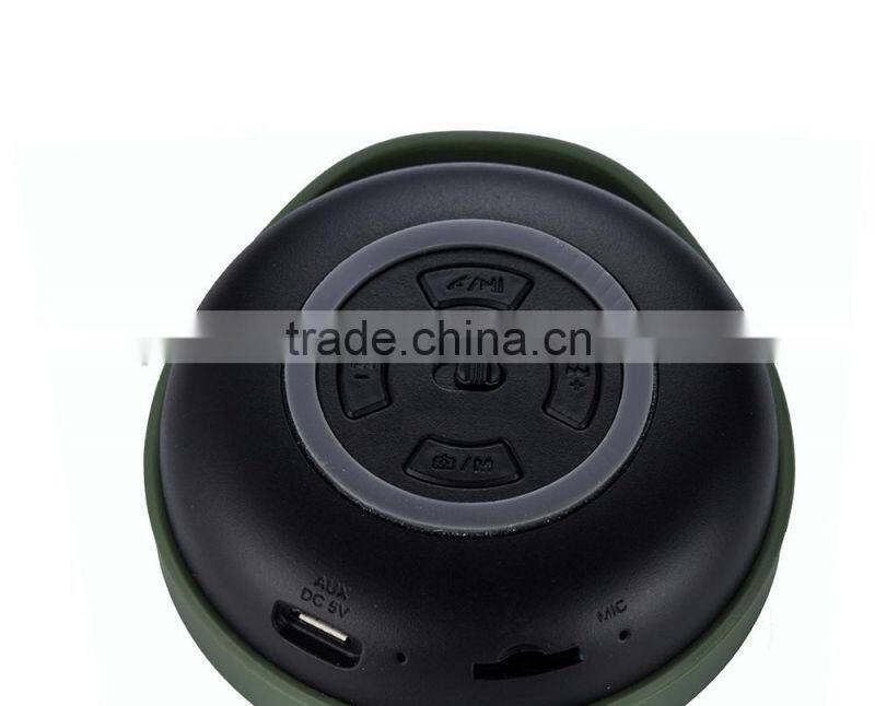 400mAh Battery Support TF, Remote Selfie Power Bank Bluetooth Speaker