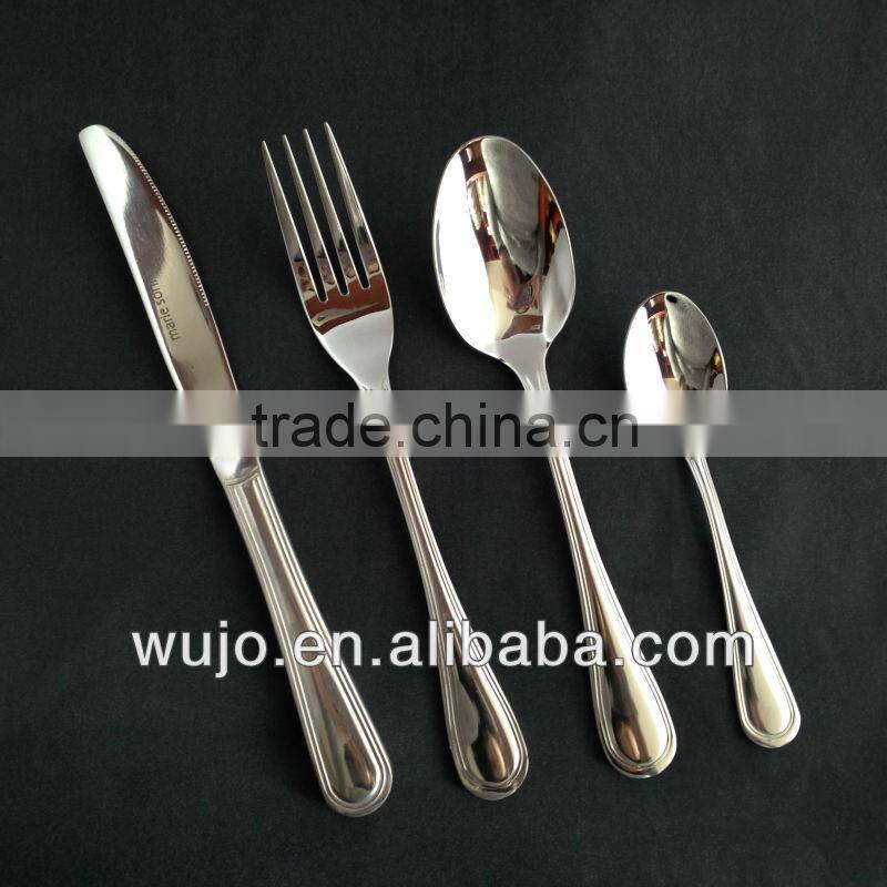 18/10 silverware set for hotel use