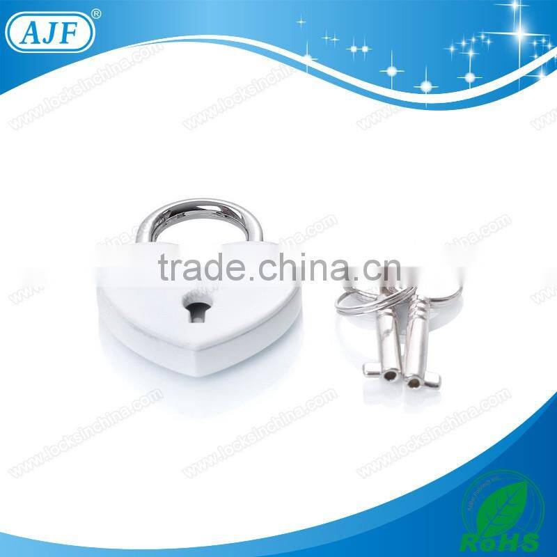 AJF 2016 TUV TEST passed the newest popular small colorful wish love heart lock