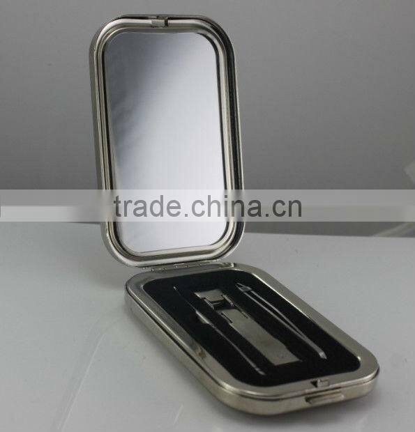 Metal Manicure Set Kit Case Nail Clipper