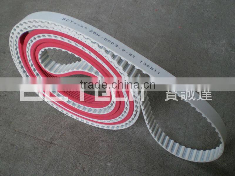 PU Timing Belt With Coated & Grooving Rubber