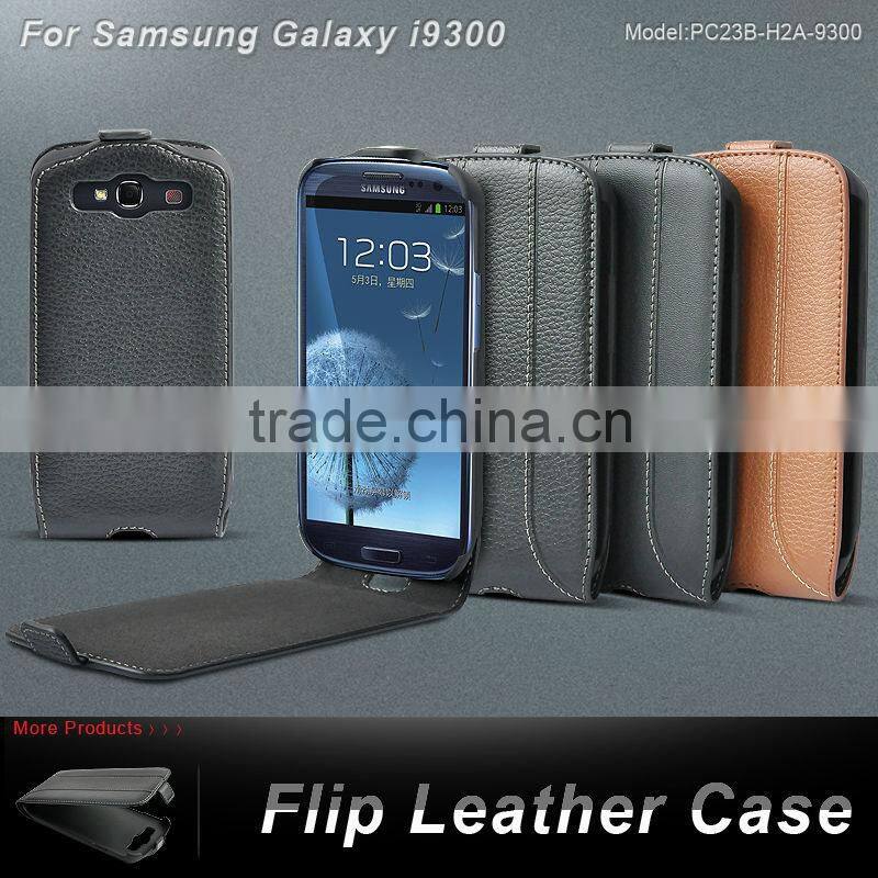 Farari manufacotry real leather phone case for Galaxy i9300