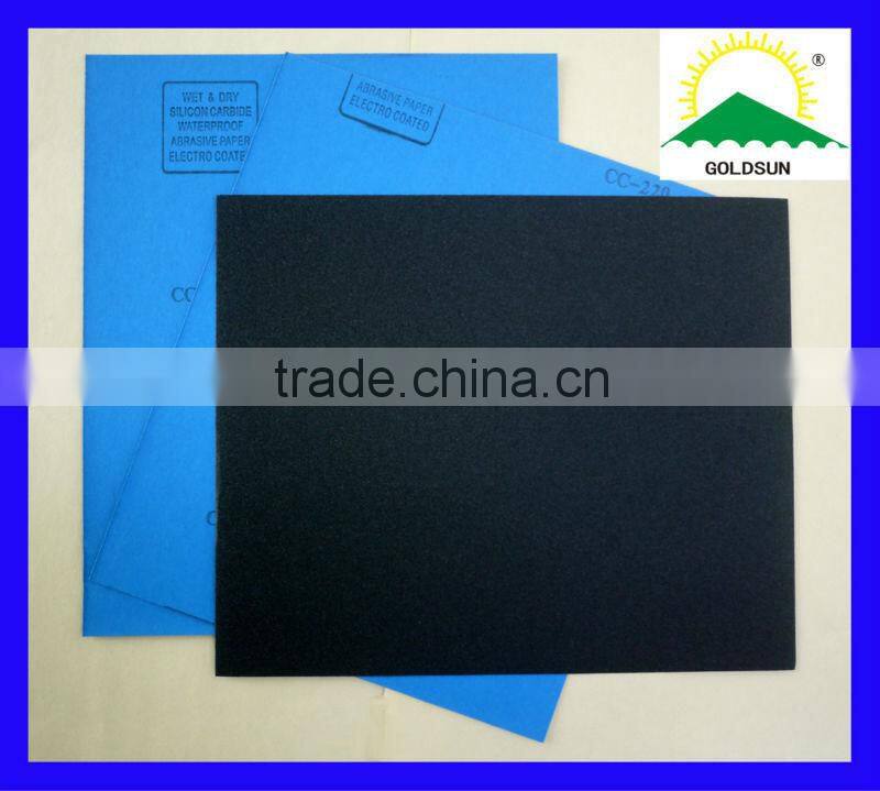 BM82 super fine sandpaper waterproof silicon carbide electro cotated P5000 available