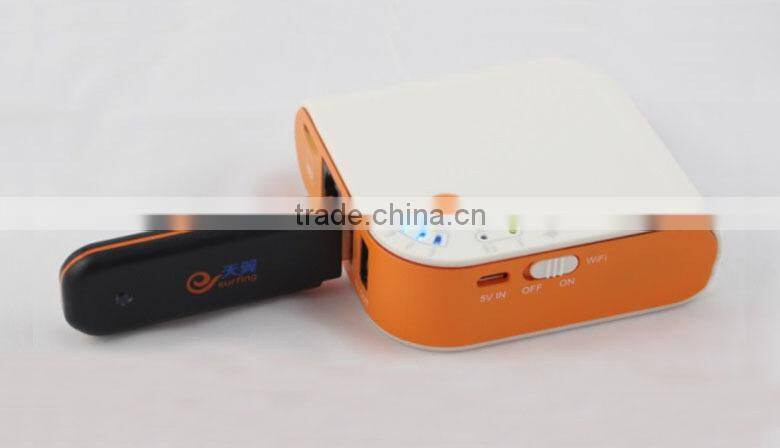 Wireless router powerbank 3g wifi