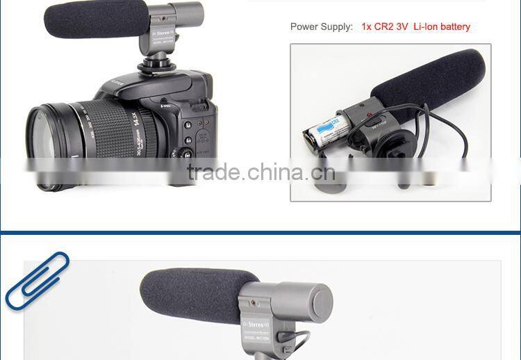 JN-MIC-108 DV Stereo MIC Microphone for Sony Video Camcorder Camera DSLR