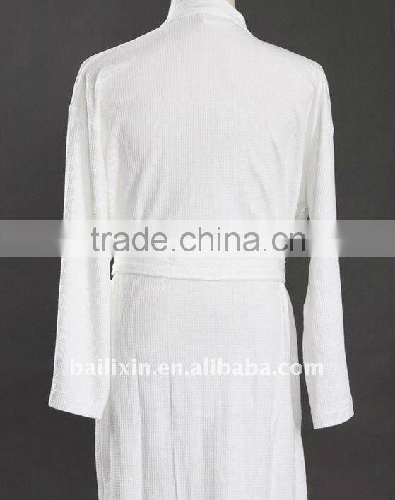 100% cotton hotel terry bathrobe