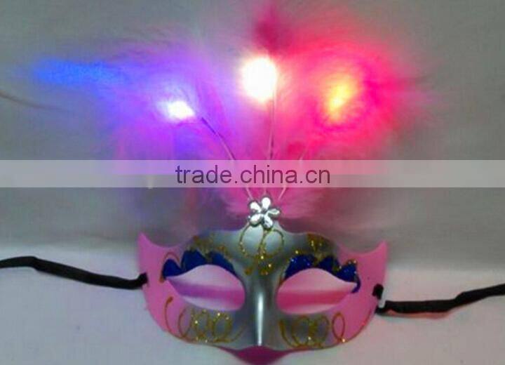 led light up artificial china manufacture personality light led party mask