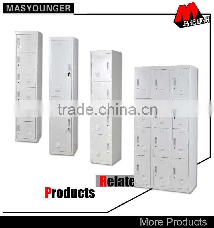 Modern Home Furniture Design Sliding Door Steel Locker Cabinet