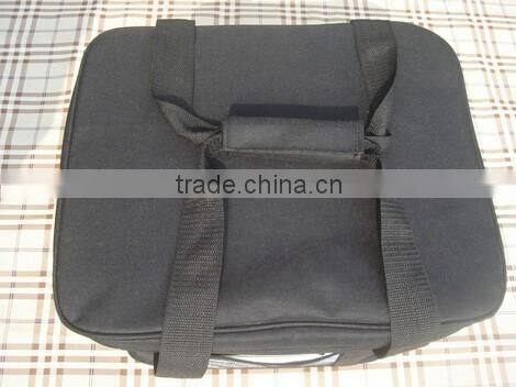Waterproof Portable Lunch Cooler Bag Black Large Volume Men Outdoor Picnic Storage Bag 33L