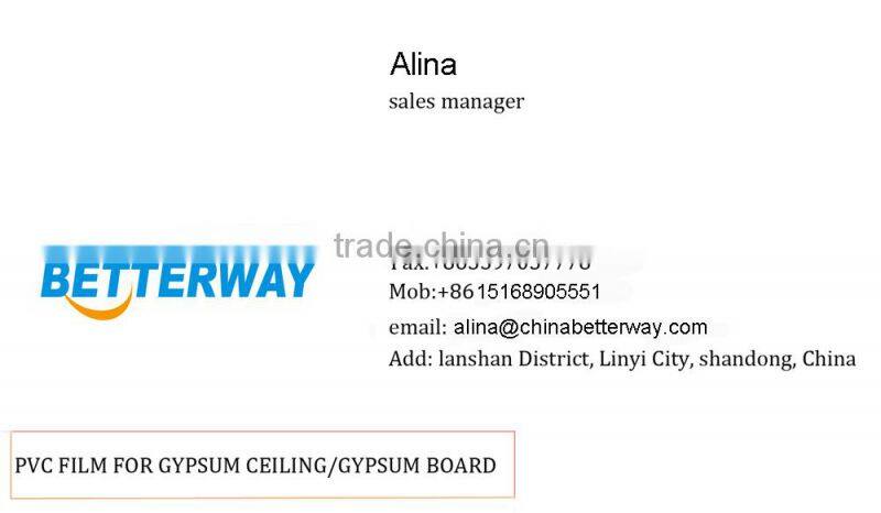 fire resistant embossed stretch ceiling film