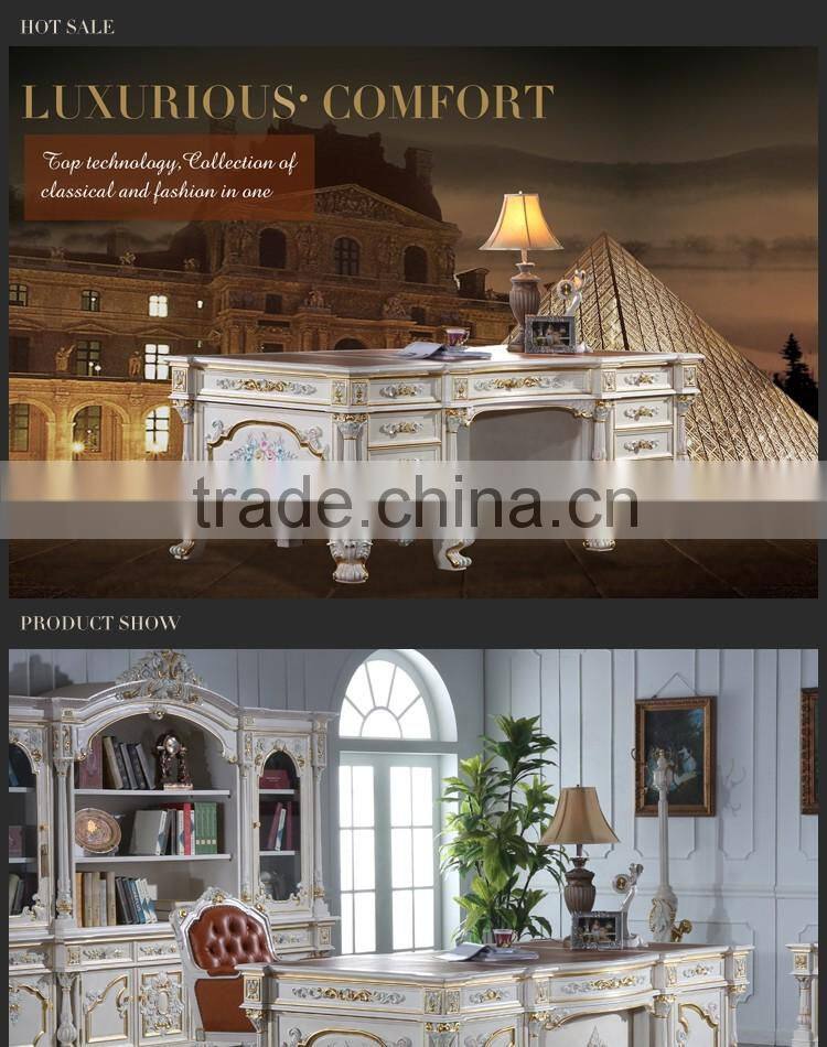 italian classical office furniture -italian home office writing desk -royal furniture french style