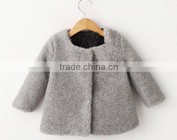 2015 Fashion design girls Winter fleece jacket