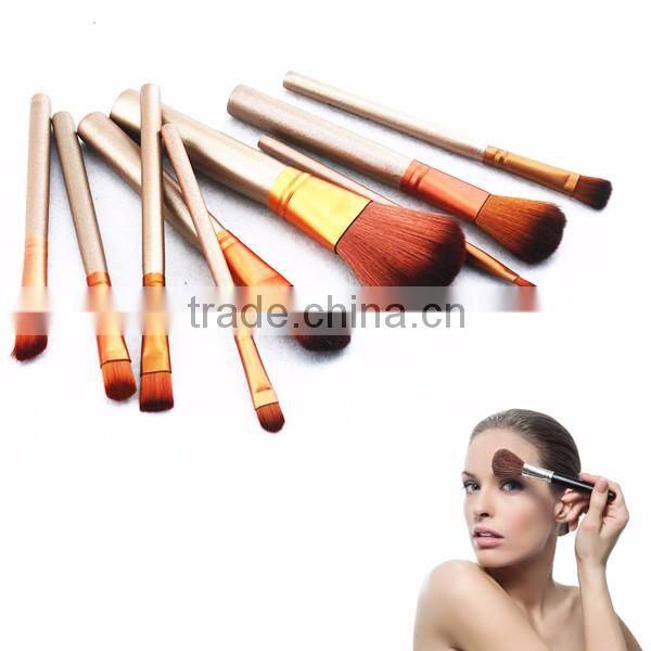 10Pcs/Set Beauty Toothbrush Shaped Foundation Power Eyebrow Eyeliner Lip Facial Makeup Oval Cream Brushes Makeup Tools