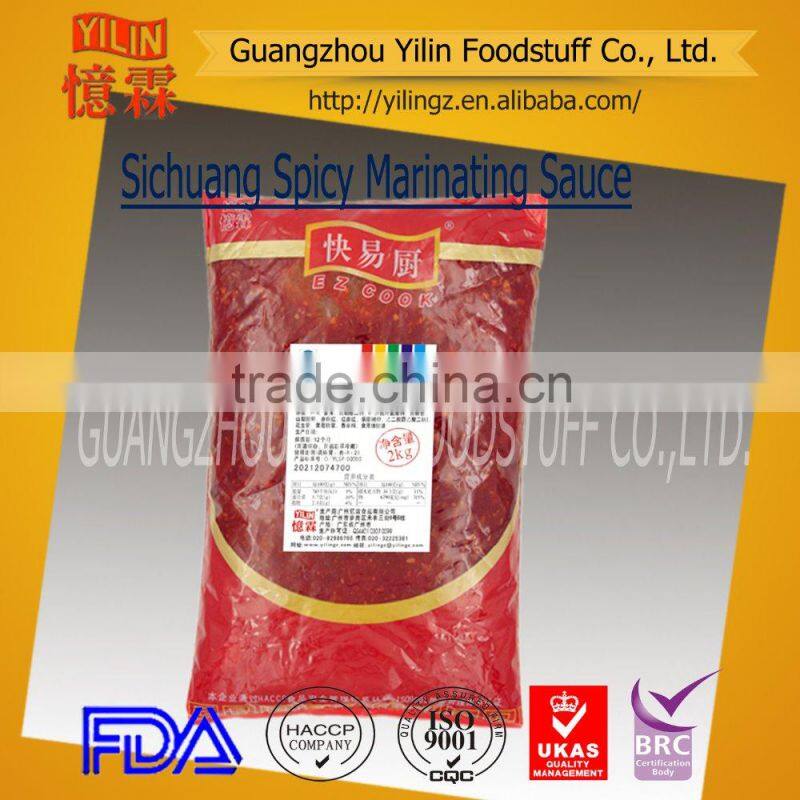 2kg high quality chinese traditional Sichuan Style Marinated Sauce with oem service