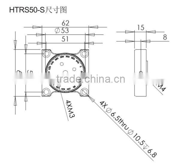 HTRS50-S Manual Rotary Stage