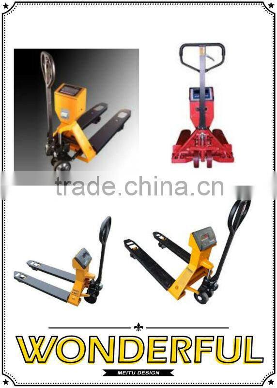 weight scale hand pallet truck