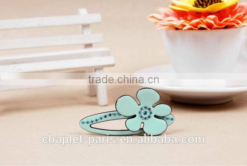 wholesale flower headwear rhinestone hairpin girls lovely hair accessory