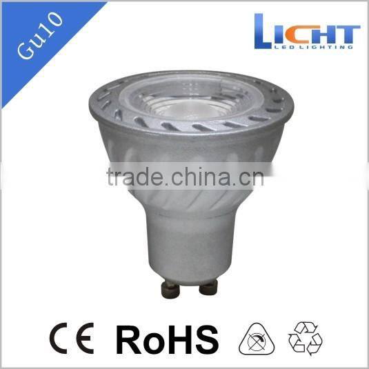 2016 china supplier led spotlights plastic SMD grey Gu10 5w 400lm led lights