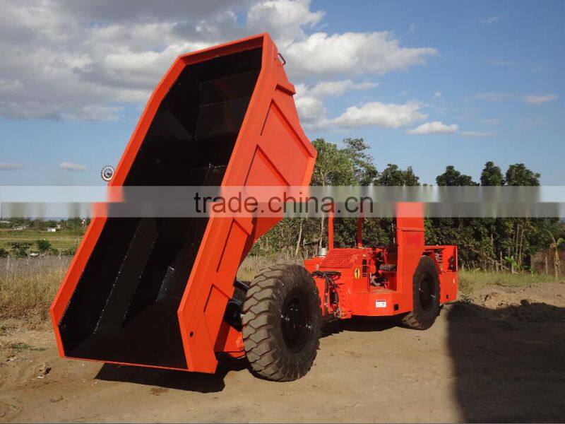 12 Ton 6 m3 capacity Underground Construction Low Profile Dump Truck for Sale