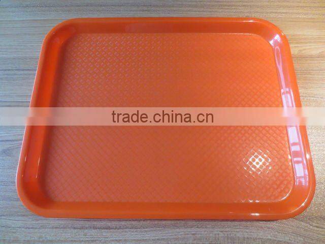 plastic fast food serving tray /basket wave rectangular tray