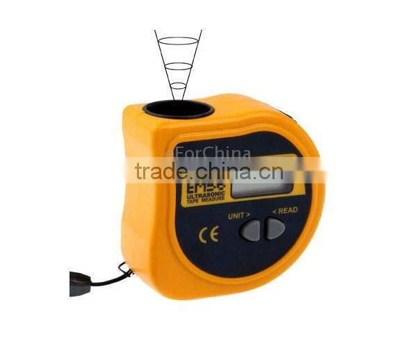 Digital Ultrasonic Tape Tapeline Distance Measurer Range Finder 18M