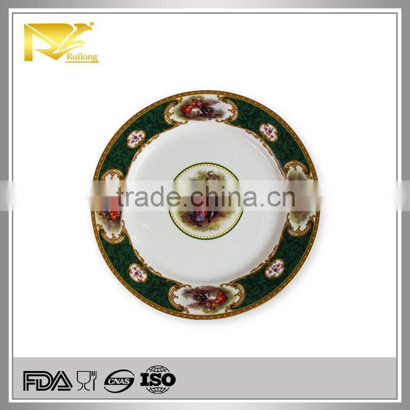 Dinnerware luxury cake plate, bulk ceramic plates, ceramic birthday cake plate