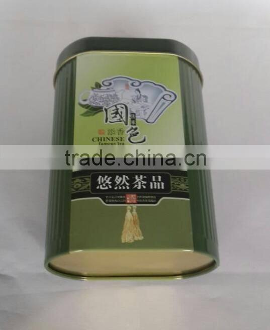 Oblong Custome Tea Tin Packaging