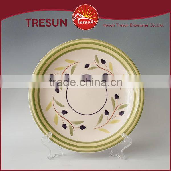Handpainted cheap round and square dinner plates, dessert plates, cheap bulk dinner plates, and oval plates