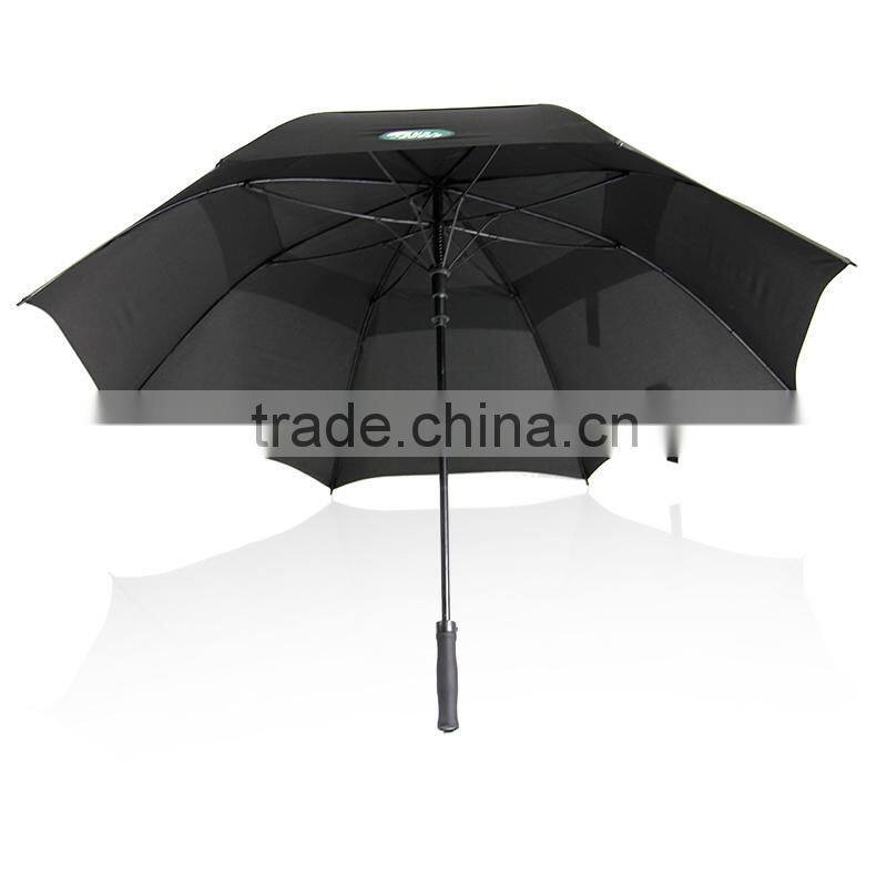 30 inch clubs brand advertising OEM windproof golf long umbrella