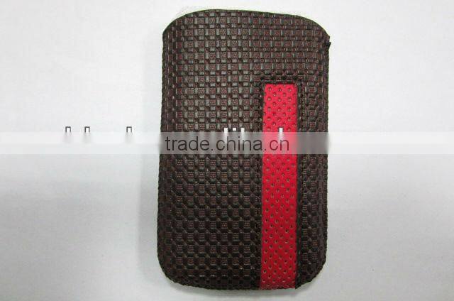 Factory Price PU Leather Mobile Phone Pouches