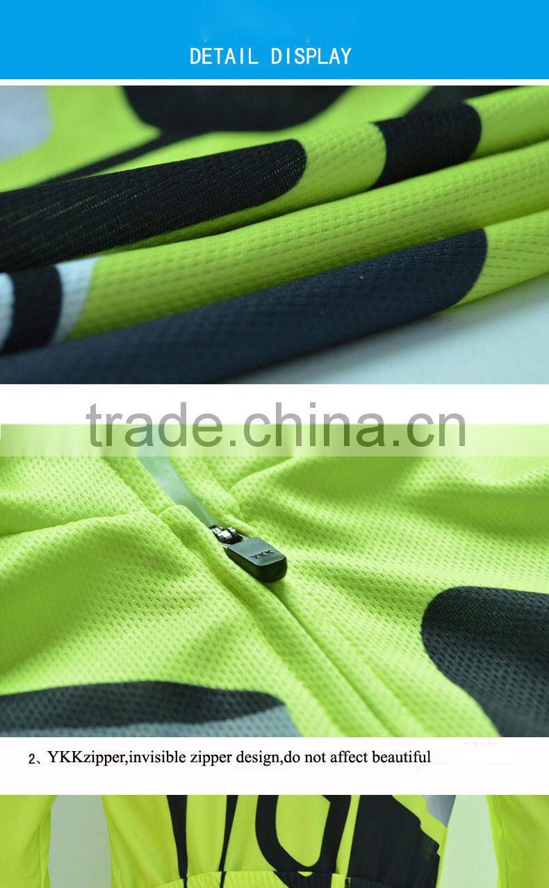 Absorb Sweat Material Lycra elastic fabric cycling wear for riding