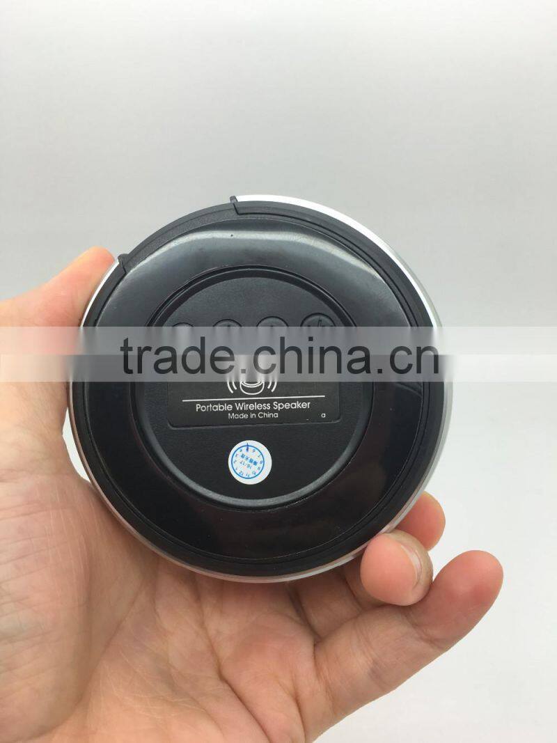 Wholesale BS01 Mini Round metal chess Portable Bluetooth Speakers,BS-01Base Stereo Alloy Body Chess Handfree Speaker