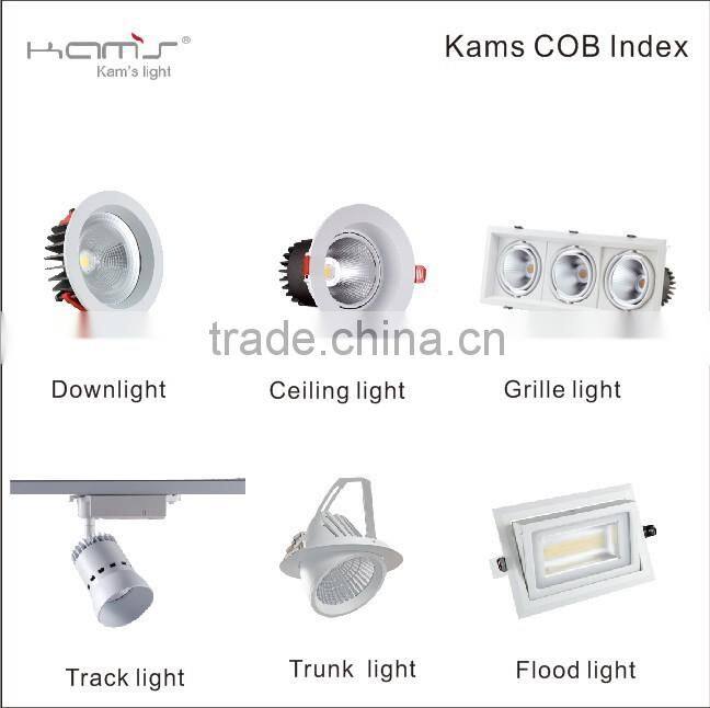 Adjustable spot lighting 5w 7w 9w 12w led ceiling light with lens