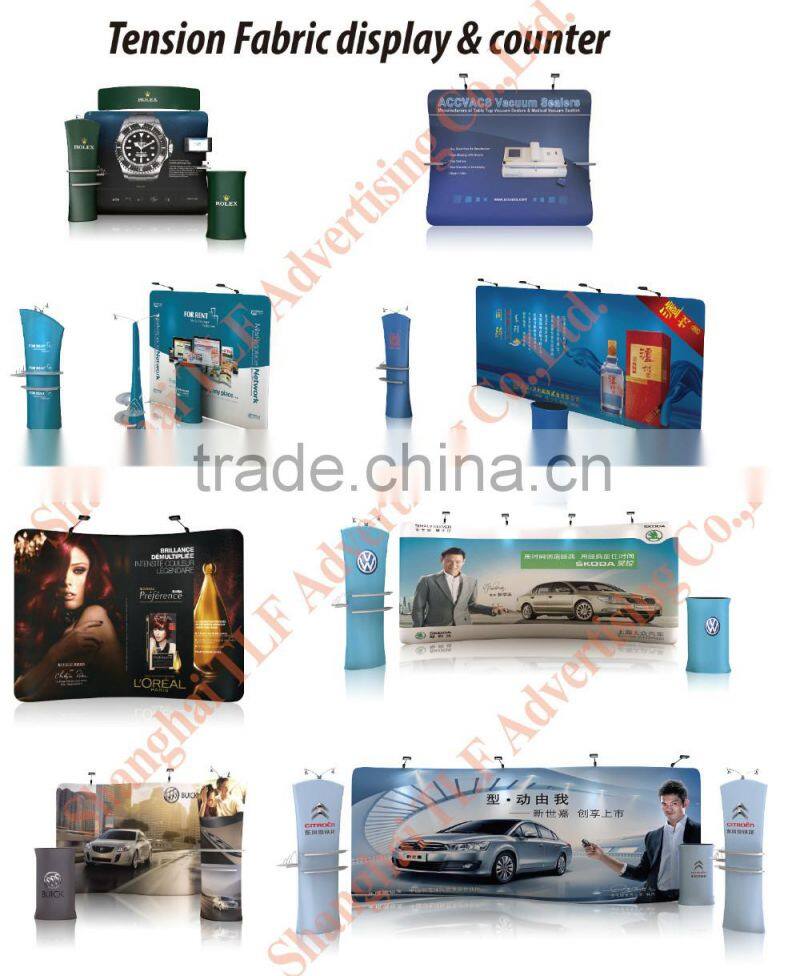 Tension Fabric Display,trade show flooring,wall banners