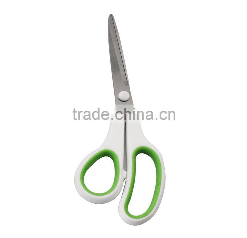 8-1/4 inch PP and TPR Handle Micro-Tip Office Scissors
