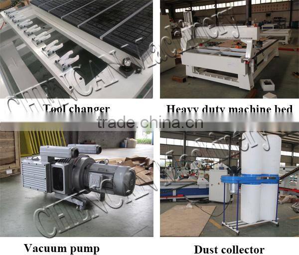Jinan 4Axis ATC CNC Router CNC Machine 1325 CNC Router CNC Engraving Machine Wood Working Machinery for sale