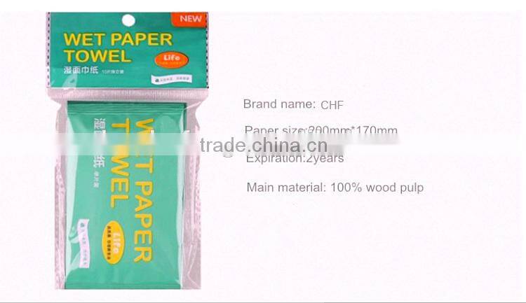 One Piece Individual Wrapped Cleaning Wet Wipe Tissue