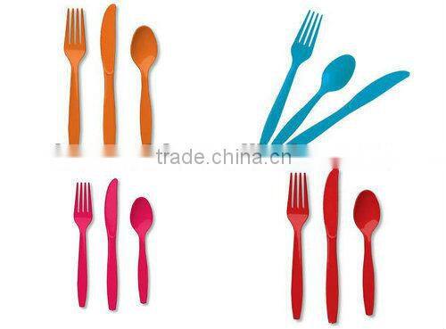 Disposable plastic fork mould