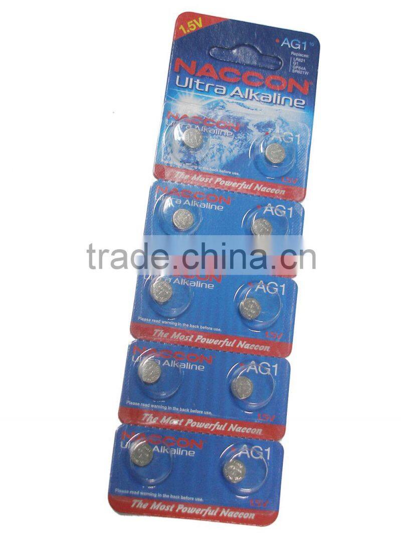 Naccon AG1 j Button cell 1.5v 13mAh