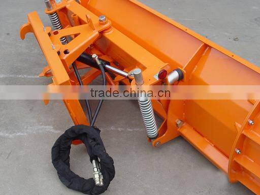 Farm tractor snow plow